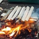 Cabin camp fire bushcraft | Rewilding Adventures
