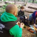 Andy in camp