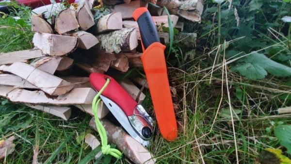 Bushcraft Rewilding Forest School Silky Saw SheathKnife Mora Kniv Bushcraft Rewilding Forest School Silky Saw SheathKnife Mora Kniv