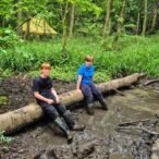 Wild Activity Day Sitting Log Ancient Woodland